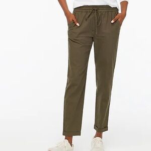 J Crew Linen Cotton Drawstring Pants